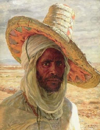 Etienne Dinet Tete d'Arabe china oil painting image